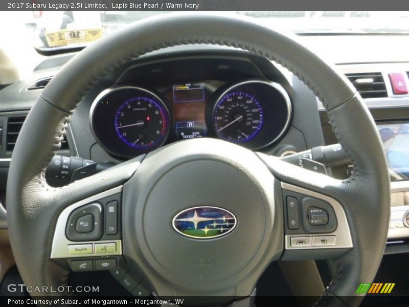 Lapis Blue Pearl / Warm Ivory 2017 Subaru Legacy 2.5i Limited