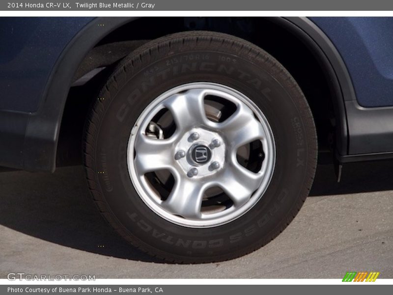 Twilight Blue Metallic / Gray 2014 Honda CR-V LX