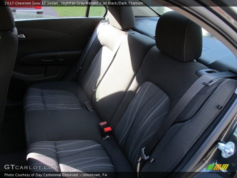 Nightfall Gray Metallic / Jet Black/Dark Titanium 2017 Chevrolet Sonic LT Sedan