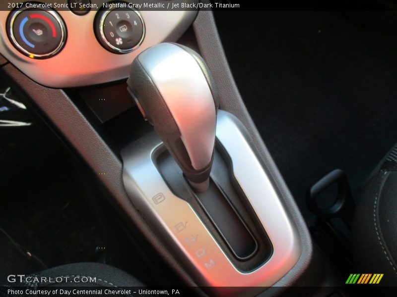 Nightfall Gray Metallic / Jet Black/Dark Titanium 2017 Chevrolet Sonic LT Sedan