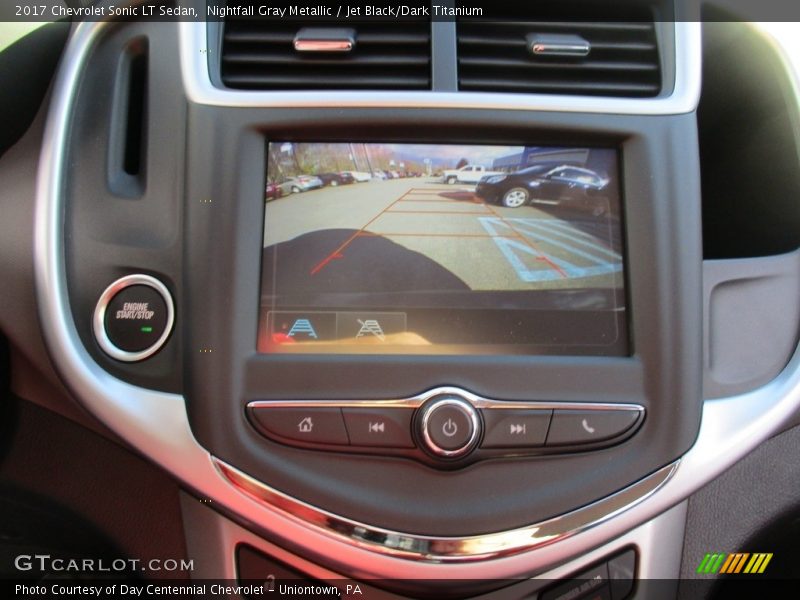 Nightfall Gray Metallic / Jet Black/Dark Titanium 2017 Chevrolet Sonic LT Sedan
