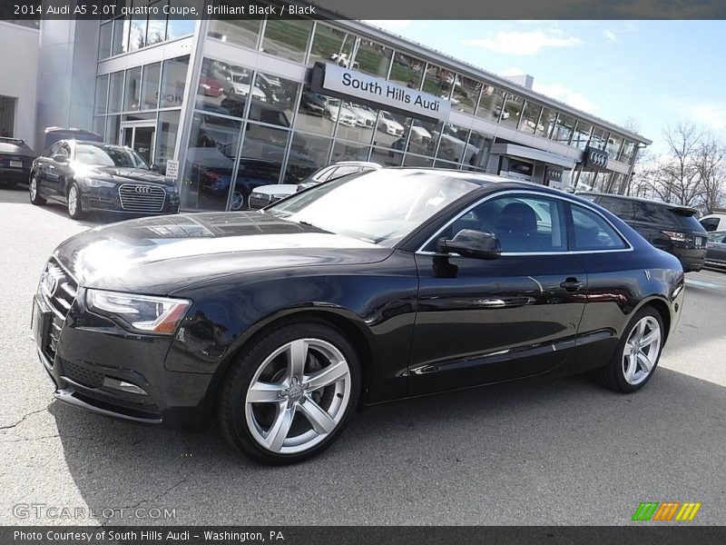 Brilliant Black / Black 2014 Audi A5 2.0T quattro Coupe