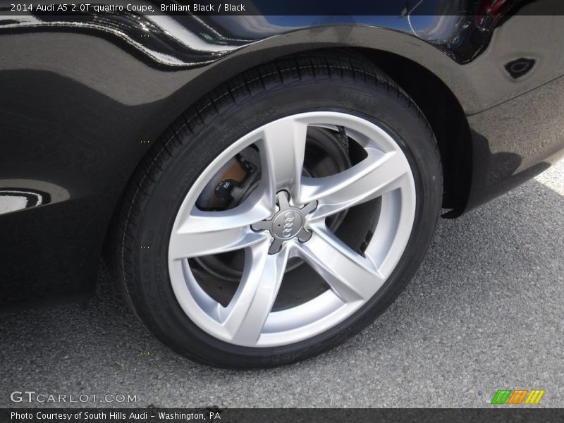 Brilliant Black / Black 2014 Audi A5 2.0T quattro Coupe