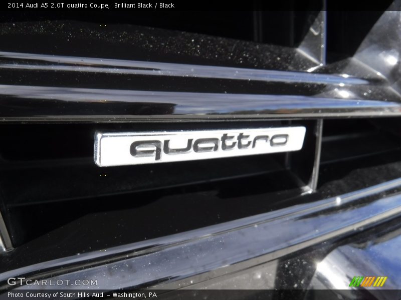 Brilliant Black / Black 2014 Audi A5 2.0T quattro Coupe
