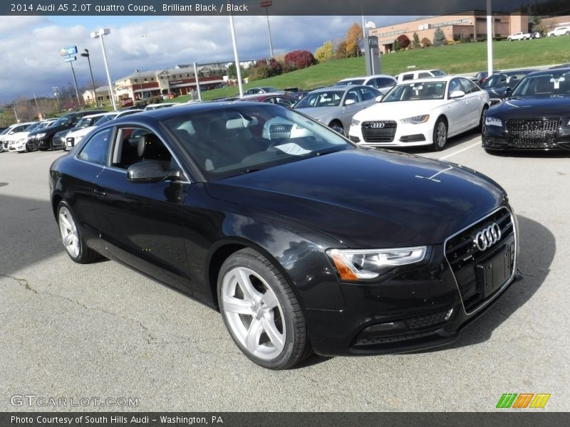 Brilliant Black / Black 2014 Audi A5 2.0T quattro Coupe