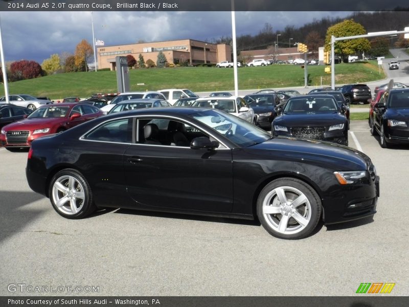 Brilliant Black / Black 2014 Audi A5 2.0T quattro Coupe