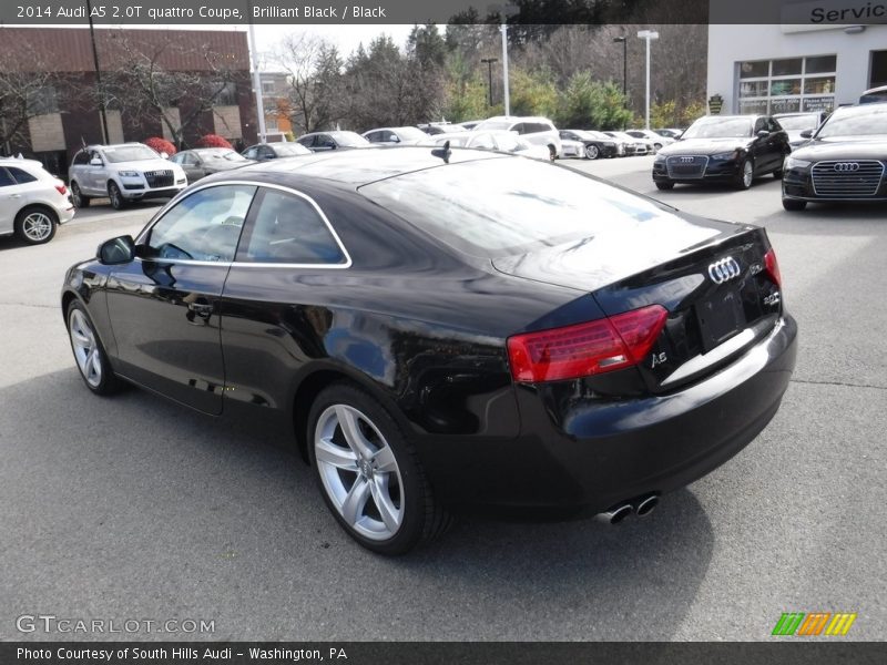 Brilliant Black / Black 2014 Audi A5 2.0T quattro Coupe