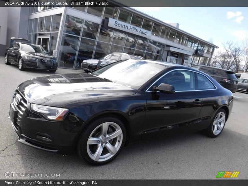 Brilliant Black / Black 2014 Audi A5 2.0T quattro Coupe