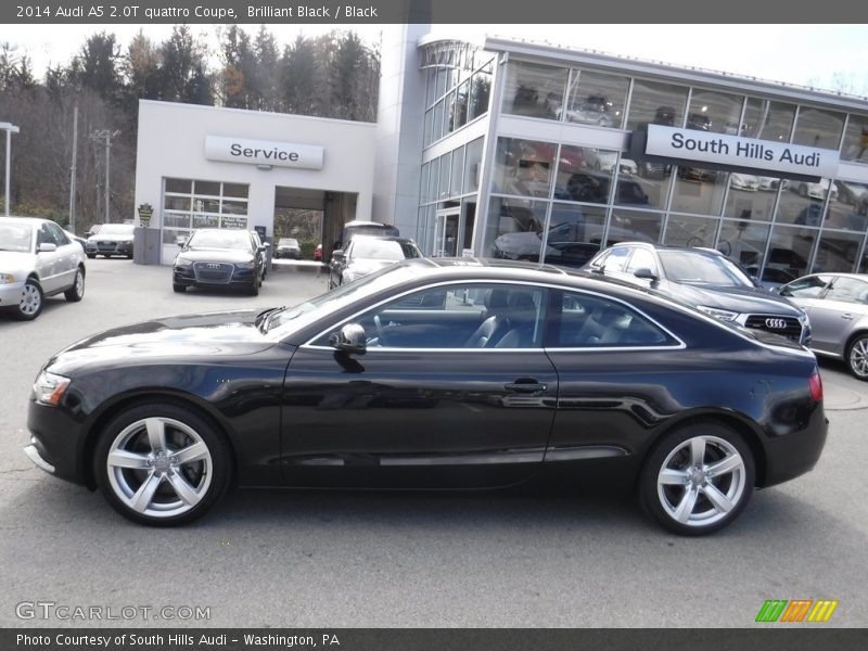 Brilliant Black / Black 2014 Audi A5 2.0T quattro Coupe
