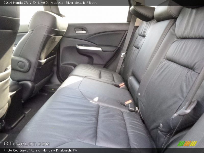 Alabaster Silver Metallic / Black 2014 Honda CR-V EX-L AWD