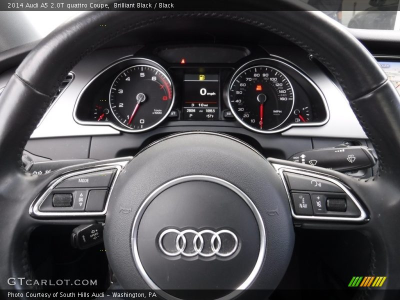 Brilliant Black / Black 2014 Audi A5 2.0T quattro Coupe