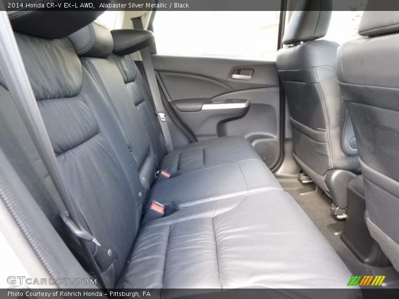 Alabaster Silver Metallic / Black 2014 Honda CR-V EX-L AWD