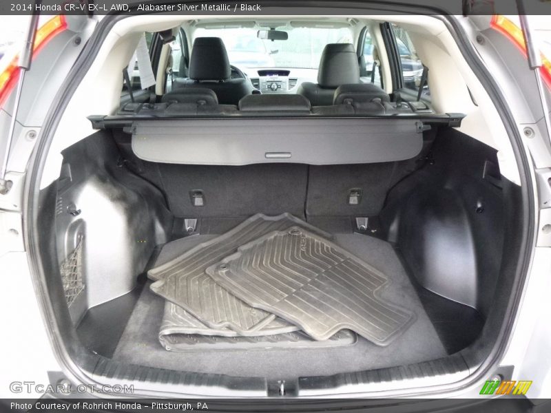 Alabaster Silver Metallic / Black 2014 Honda CR-V EX-L AWD