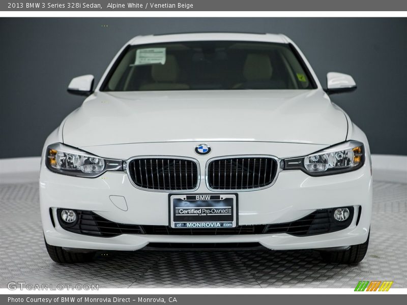Alpine White / Venetian Beige 2013 BMW 3 Series 328i Sedan
