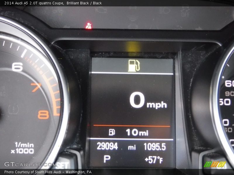 Brilliant Black / Black 2014 Audi A5 2.0T quattro Coupe