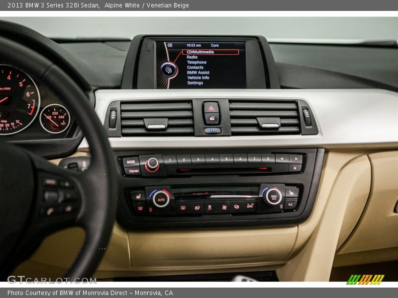 Alpine White / Venetian Beige 2013 BMW 3 Series 328i Sedan