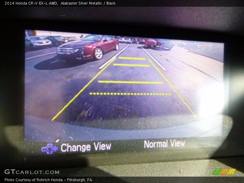 Alabaster Silver Metallic / Black 2014 Honda CR-V EX-L AWD