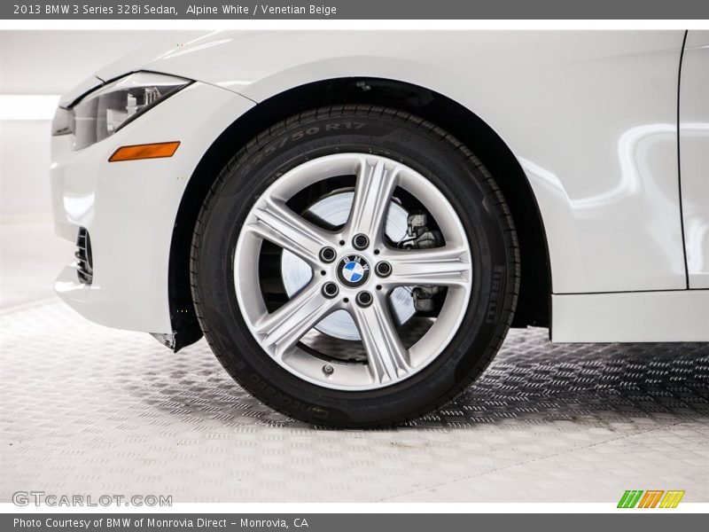 Alpine White / Venetian Beige 2013 BMW 3 Series 328i Sedan