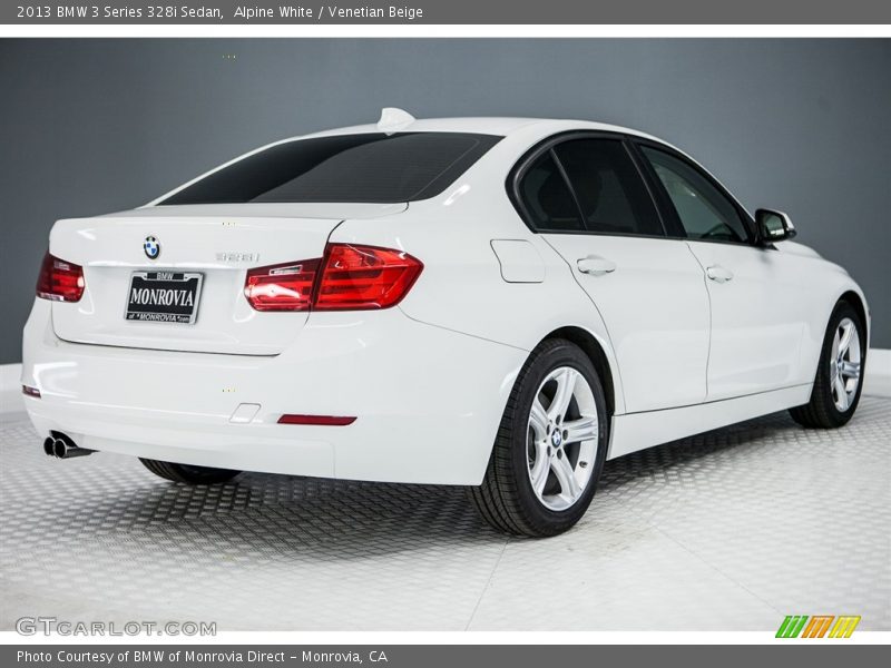 Alpine White / Venetian Beige 2013 BMW 3 Series 328i Sedan