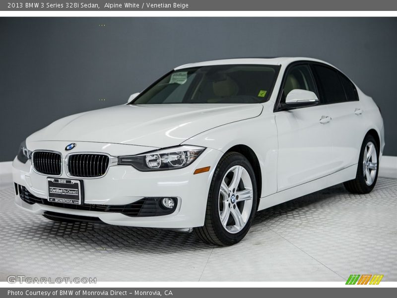 Alpine White / Venetian Beige 2013 BMW 3 Series 328i Sedan