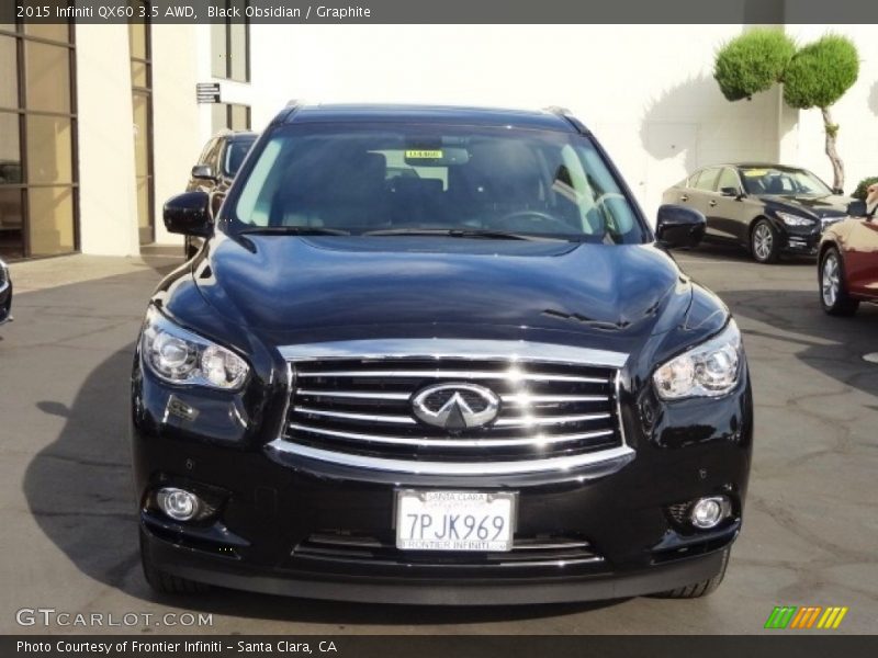 Black Obsidian / Graphite 2015 Infiniti QX60 3.5 AWD