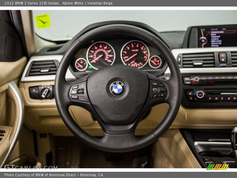 Alpine White / Venetian Beige 2013 BMW 3 Series 328i Sedan
