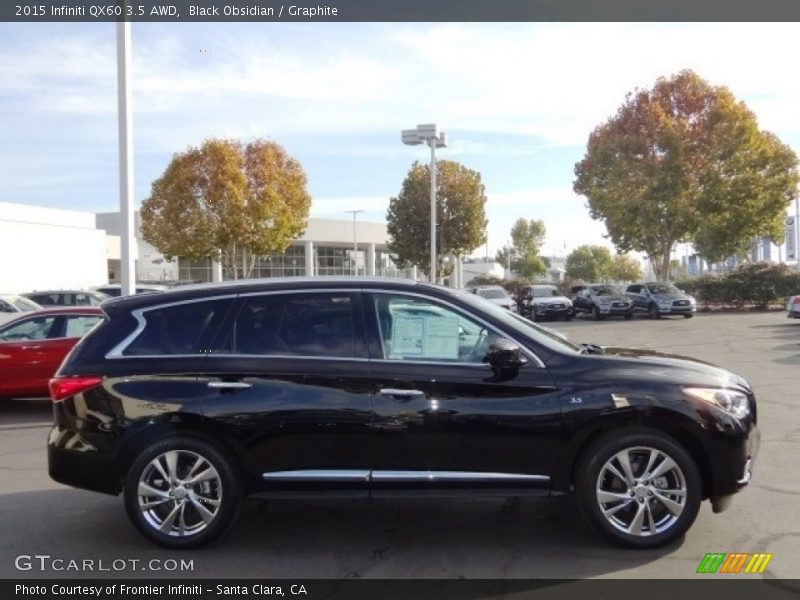 Black Obsidian / Graphite 2015 Infiniti QX60 3.5 AWD