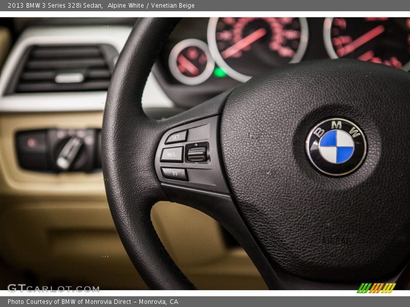 Alpine White / Venetian Beige 2013 BMW 3 Series 328i Sedan