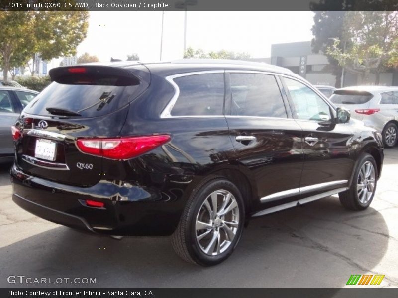 Black Obsidian / Graphite 2015 Infiniti QX60 3.5 AWD