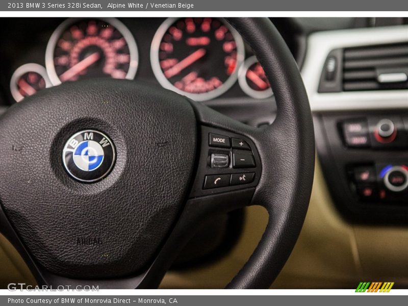 Alpine White / Venetian Beige 2013 BMW 3 Series 328i Sedan
