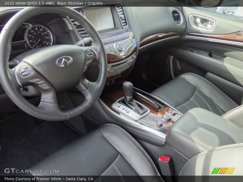 Black Obsidian / Graphite 2015 Infiniti QX60 3.5 AWD