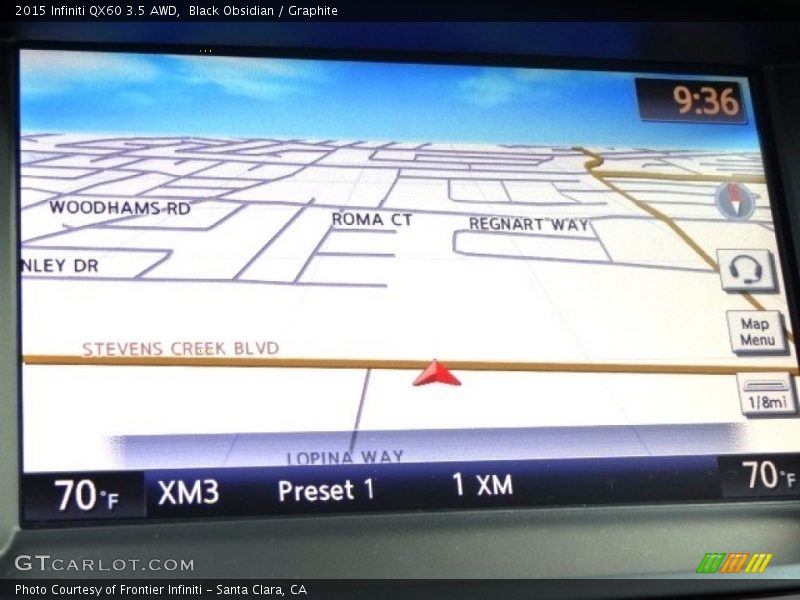 Black Obsidian / Graphite 2015 Infiniti QX60 3.5 AWD