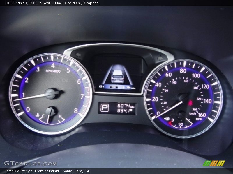 Black Obsidian / Graphite 2015 Infiniti QX60 3.5 AWD