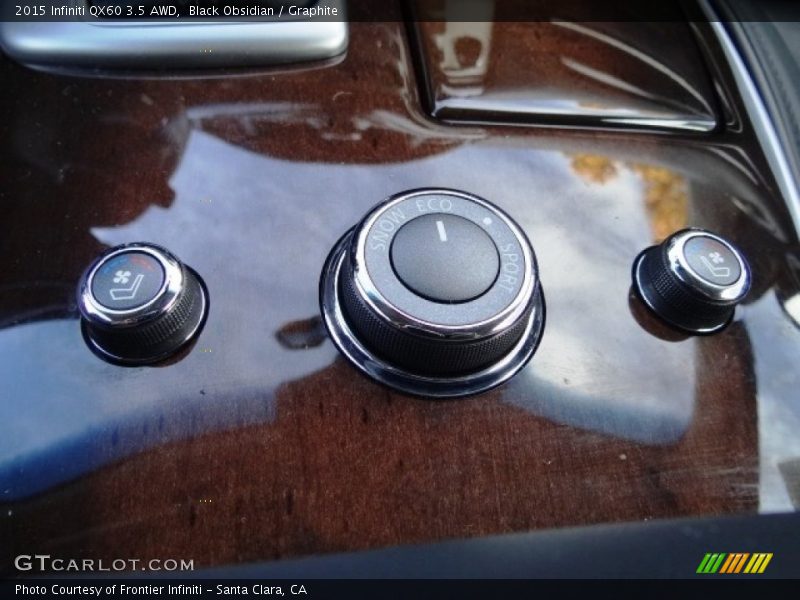 Black Obsidian / Graphite 2015 Infiniti QX60 3.5 AWD
