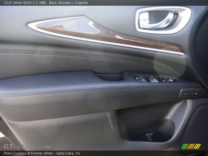 Black Obsidian / Graphite 2015 Infiniti QX60 3.5 AWD
