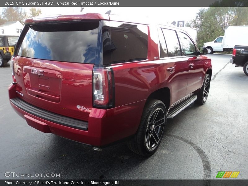 Crystal Red Tintcoat / Cocoa/Dune 2015 GMC Yukon SLT 4WD