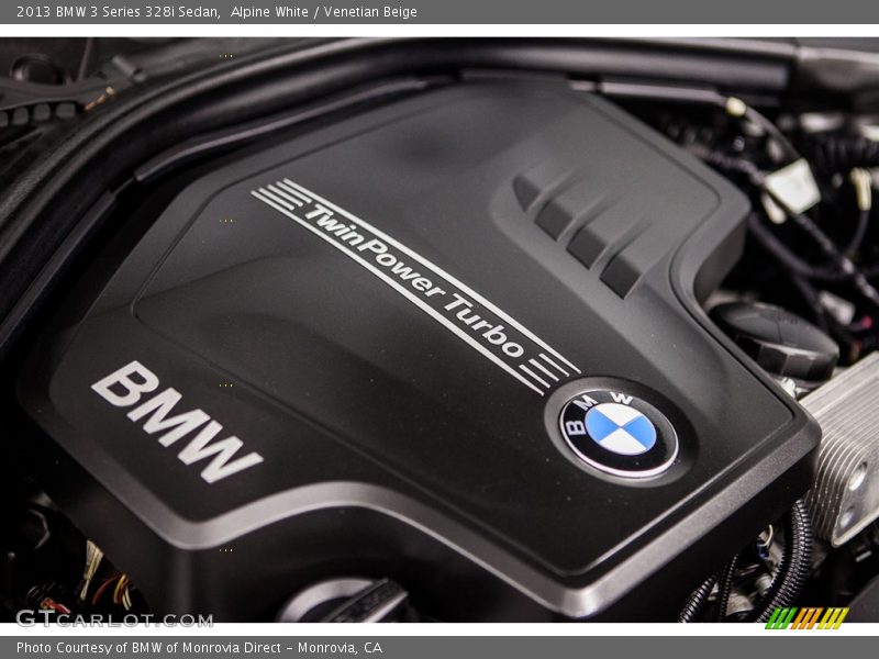 Alpine White / Venetian Beige 2013 BMW 3 Series 328i Sedan