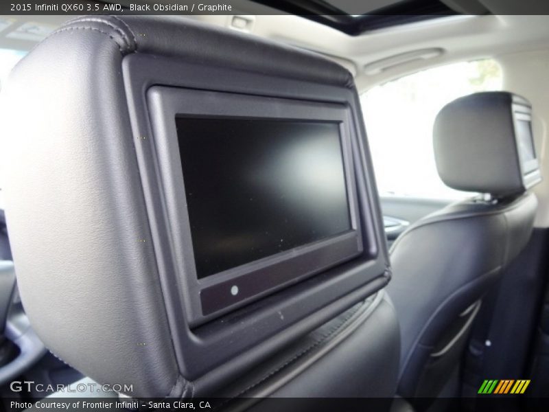 Black Obsidian / Graphite 2015 Infiniti QX60 3.5 AWD