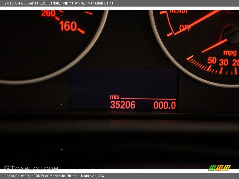 Alpine White / Venetian Beige 2013 BMW 3 Series 328i Sedan