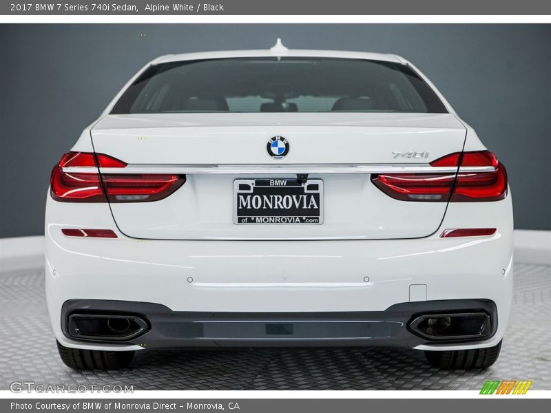 Alpine White / Black 2017 BMW 7 Series 740i Sedan