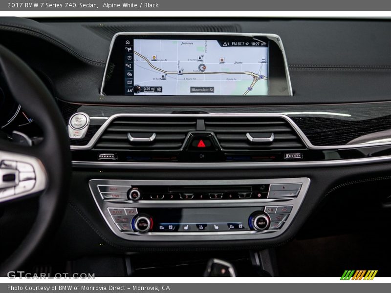 Controls of 2017 7 Series 740i Sedan