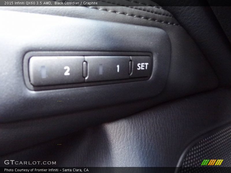 Black Obsidian / Graphite 2015 Infiniti QX60 3.5 AWD
