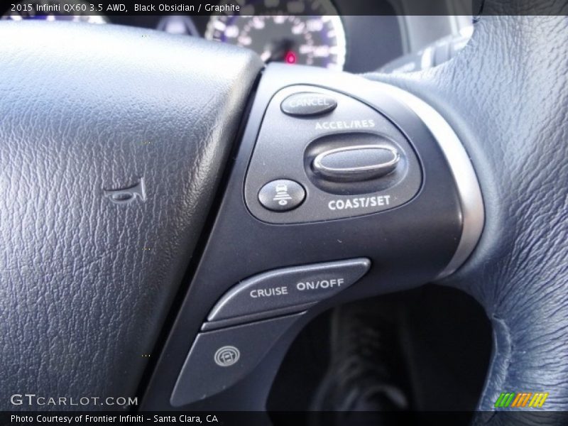 Black Obsidian / Graphite 2015 Infiniti QX60 3.5 AWD