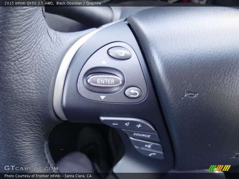 Black Obsidian / Graphite 2015 Infiniti QX60 3.5 AWD