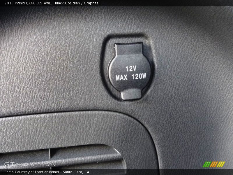 Black Obsidian / Graphite 2015 Infiniti QX60 3.5 AWD