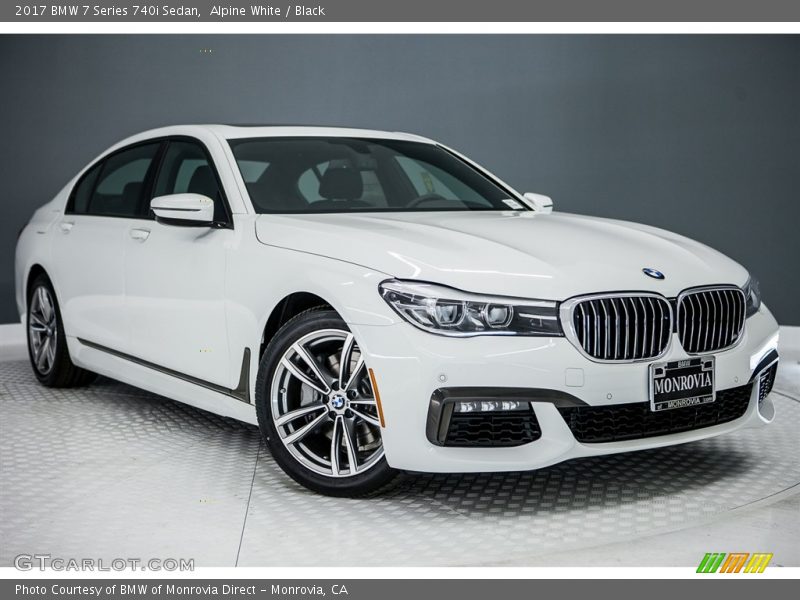 Front 3/4 View of 2017 7 Series 740i Sedan