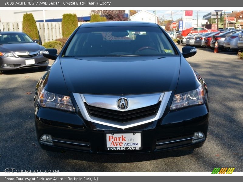 Crystal Black Pearl / Ebony 2009 Acura RL 3.7 AWD Sedan