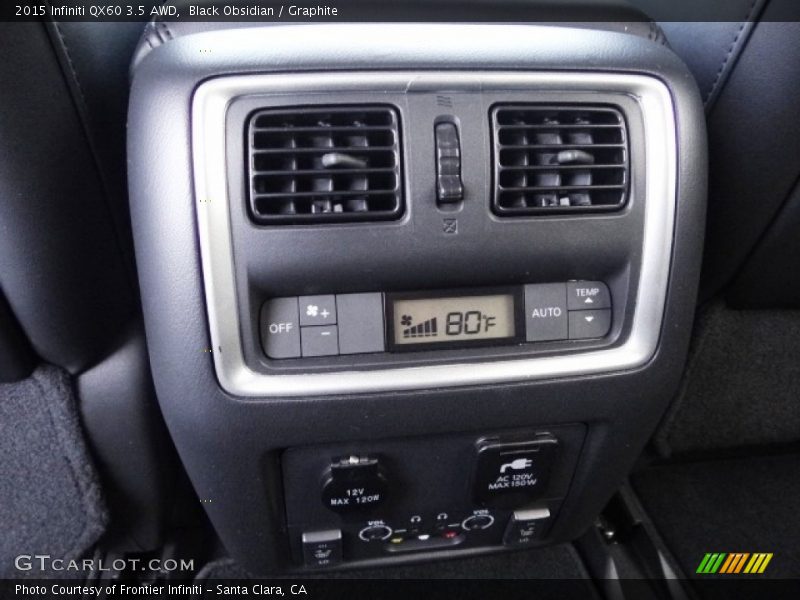 Black Obsidian / Graphite 2015 Infiniti QX60 3.5 AWD