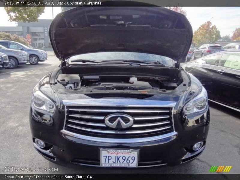Black Obsidian / Graphite 2015 Infiniti QX60 3.5 AWD
