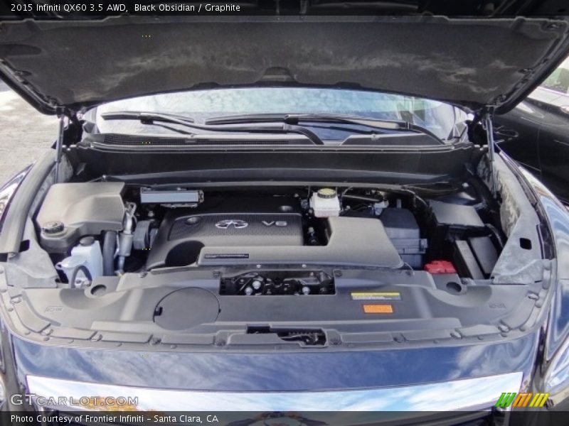 Black Obsidian / Graphite 2015 Infiniti QX60 3.5 AWD